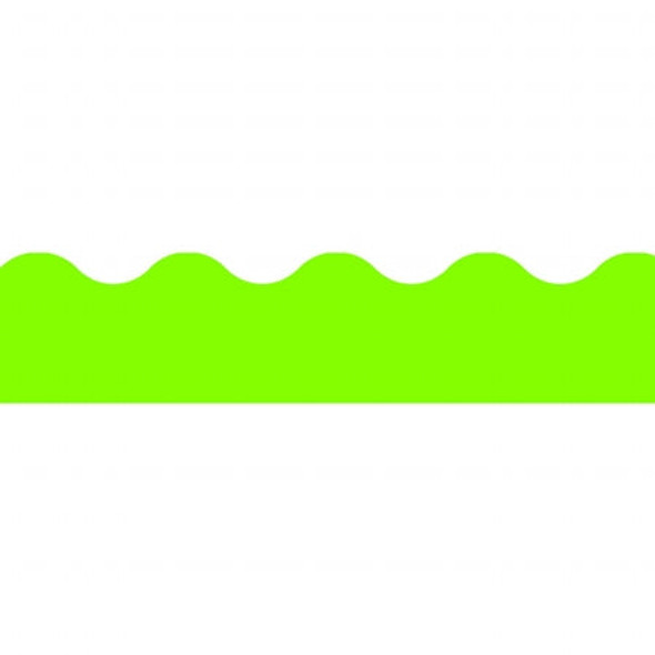 BORDER LIME SOLID SCALLOPED