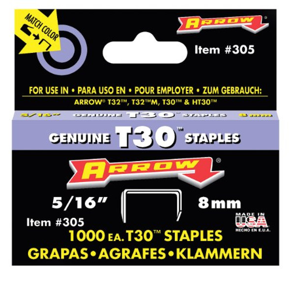 GENUINE 5/16-INCH THIN WIRE STAPLES FOR T30 STAPLE
