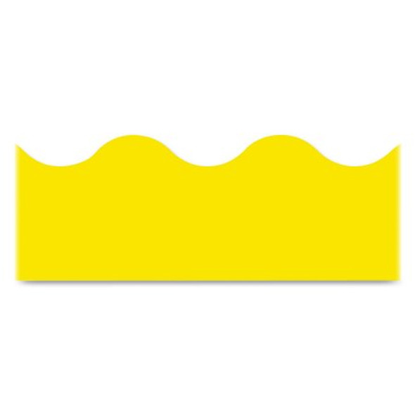 BORDER YELLOW SOLID SCALLOPED