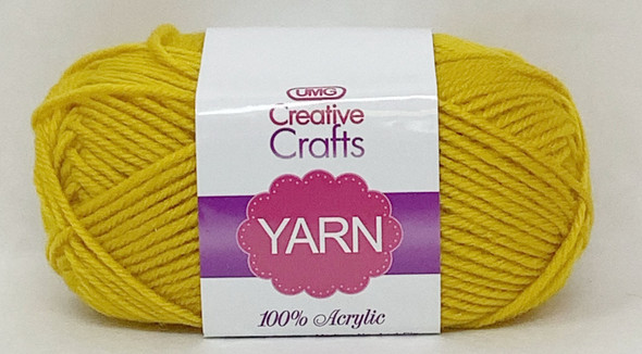 YARN ACRYLIC MUSTARD 2OZ