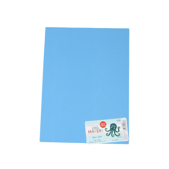 SEA BLUE FOAM SHEET 9X12 2MM