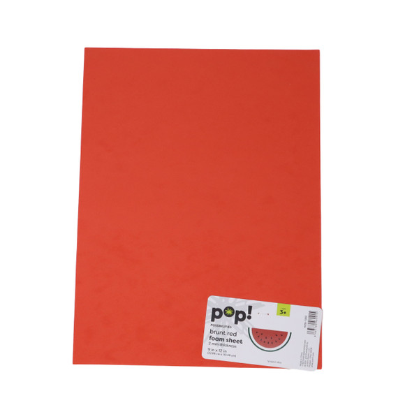 BRUNT RED FOAM SHEET 9X12 2MM