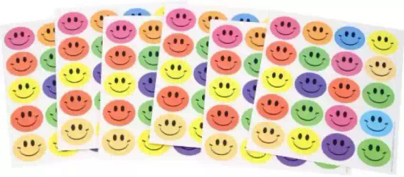Trendy Smiles Theme Stickers 120 stickers
