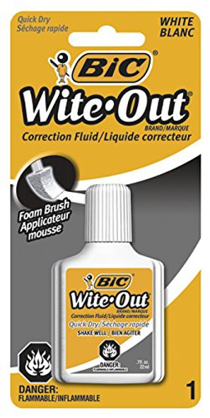 WITE-OUT CORRECTION FLUID WHITE