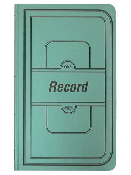 RECORD BOOK 500 PG GREEN