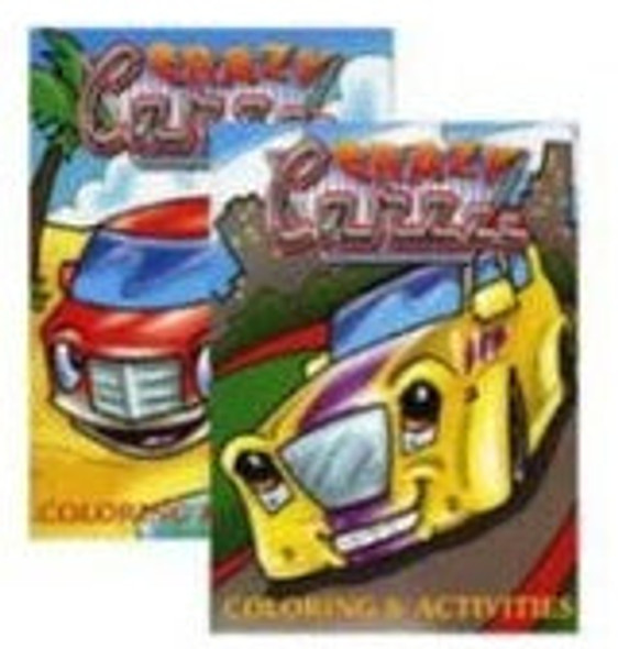 JUMBO CRAZY CARZZ COLORING & ACTIVITY BOOKS