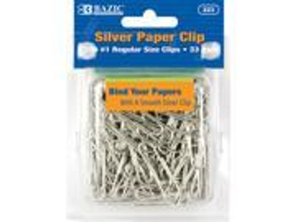 PAPER CLIPS #1 SILVER PQ.200