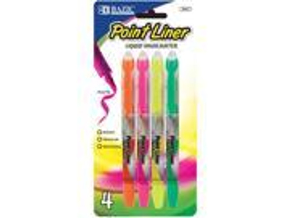 PEN STYLE FLUORESCENT COLOR LIQUID HIGHLIGHTERS