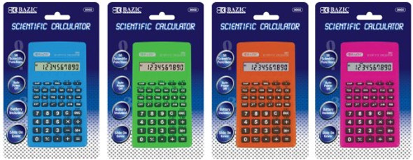 56 FUNCTION SCIENTIFIC CALCULATOR W/CASE