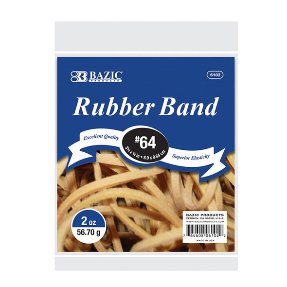 RUBBER BANDS #64 2OZ