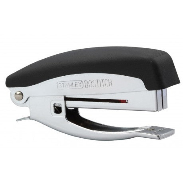 DELUXE HAND-HELD STAPLER WITH ANCHOR HOLE BLACK