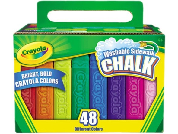 SIDEWALK CHALK ASSORTED COLORS PQ.48