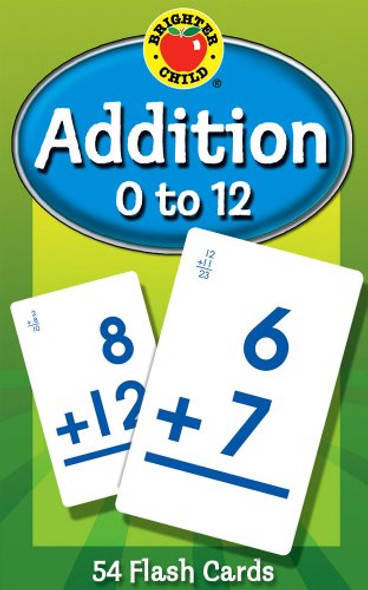 ADDITION 0 TO 12 FLASH CARDS 54 PC