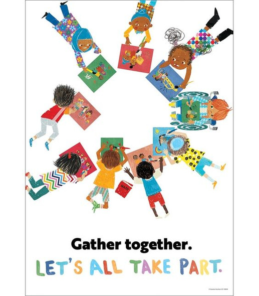 GATHER TOGETHER. LET'S ALL TAKE PART POSTER