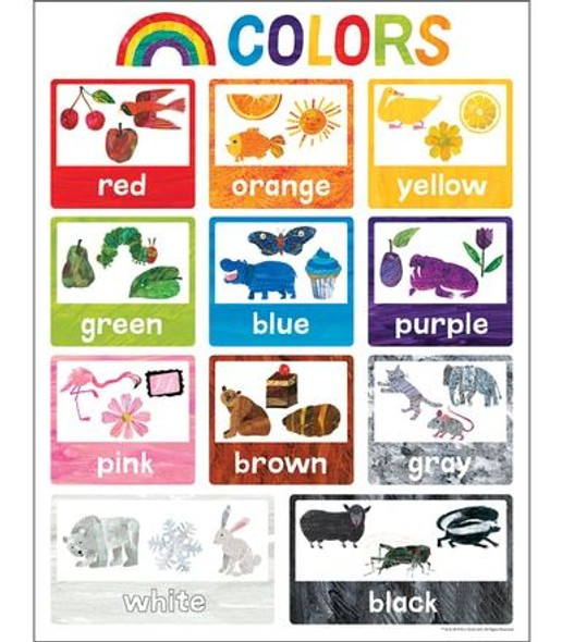 WORLD OF ERIC CARLE COLORS CHART