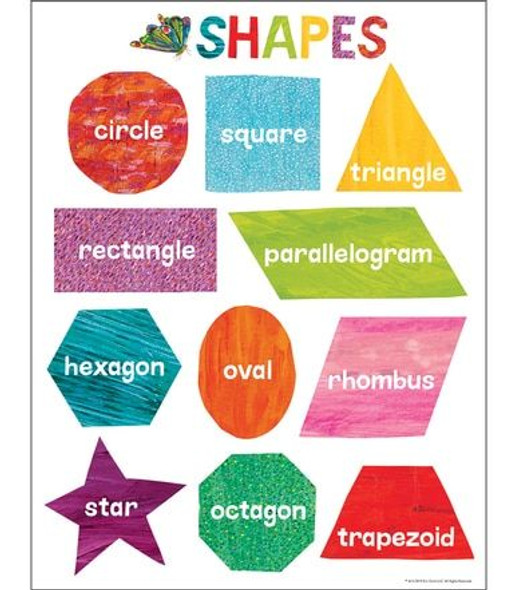 WORLD OF ERIC CARLE SHAPES CHART