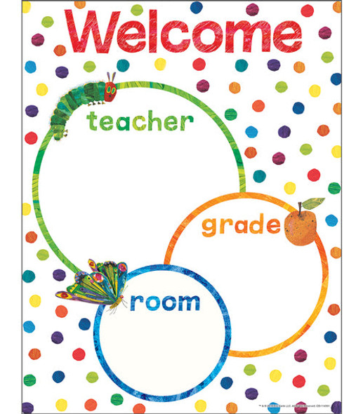 WORLD OF ERIC CARLE WELCOME CHART