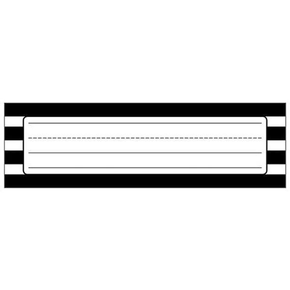 SIMPLY STYLISH BLACK & WHITE NAMEPLATES