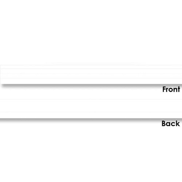 WHITE LINED SENTENCE STRIPS