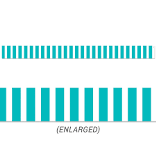 BORDER TURQUOISE BOLD STRIPES