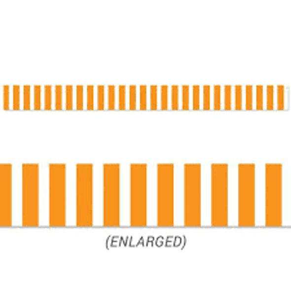 BORDER ORANGE BOLD STRIPES