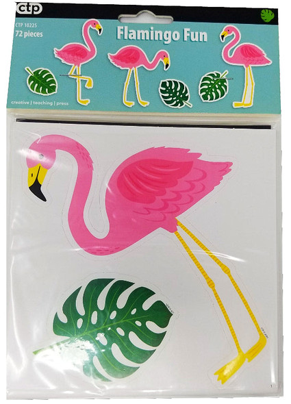 PALM PARADISE FLAMINGO FUN CUT OUTS