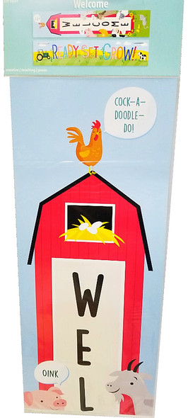 FARM FRIENDS WELCOME BANNER 2 SIDE