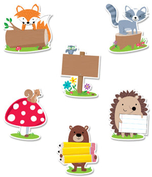 WOODLAND FRIENDS DESIGNER CUT-OUTS