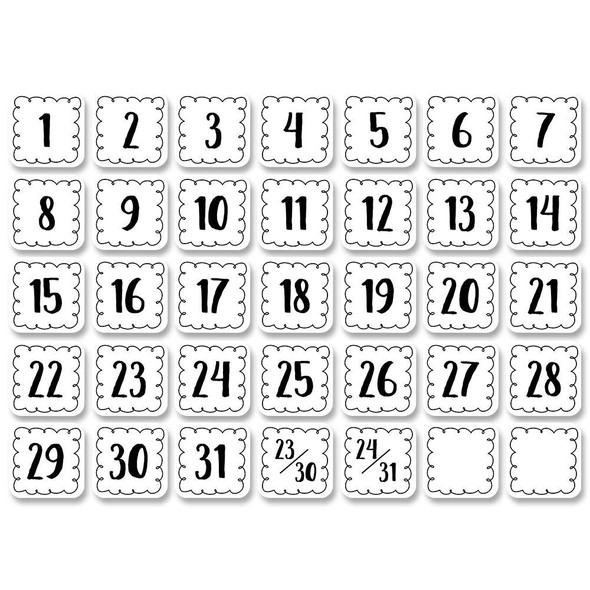 LOOP-DE-LOOP CALENDAR DAYS 35 PCS