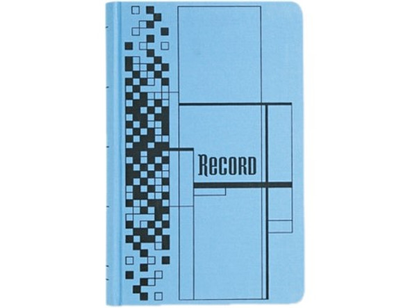RECORD BOOK 500 PG LT.BLUE 12 X 7 #A-66-500-R