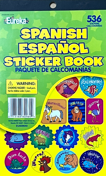 STICKER BOOK SPANISH