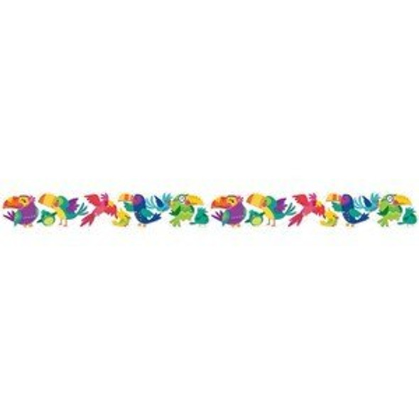 BORDER EXTRA WIDE YOU CAN TOUCAN BIRDS