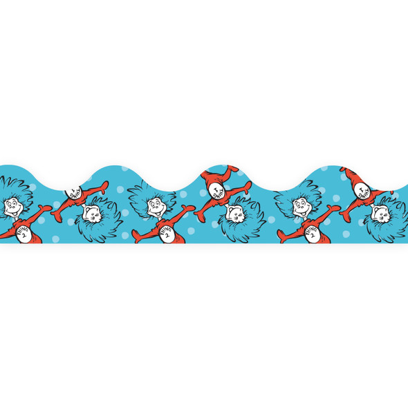 DR. SEUSS THING 1 AND 2 TOSSED BORDER