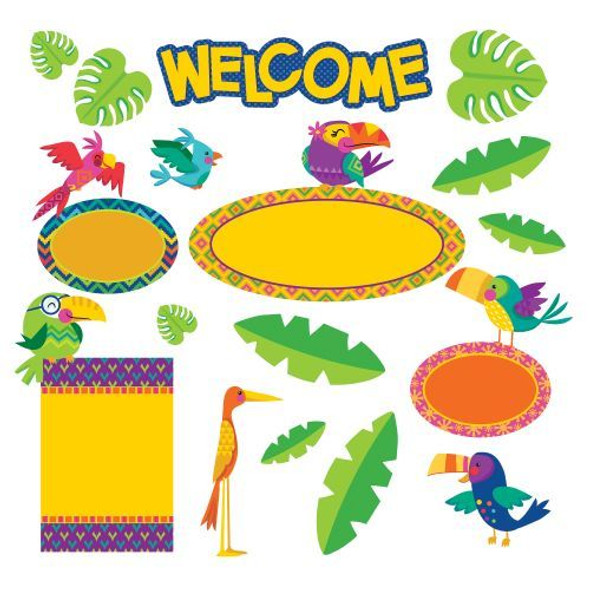 YOU CAN TOUCAN WELCOME BULLETIN BOARD SET