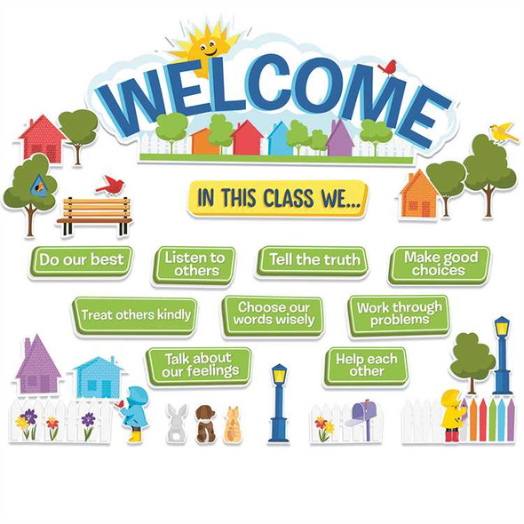 A TEACHABLE TOWN IN THIS CLASS WELCOME BULLETIN