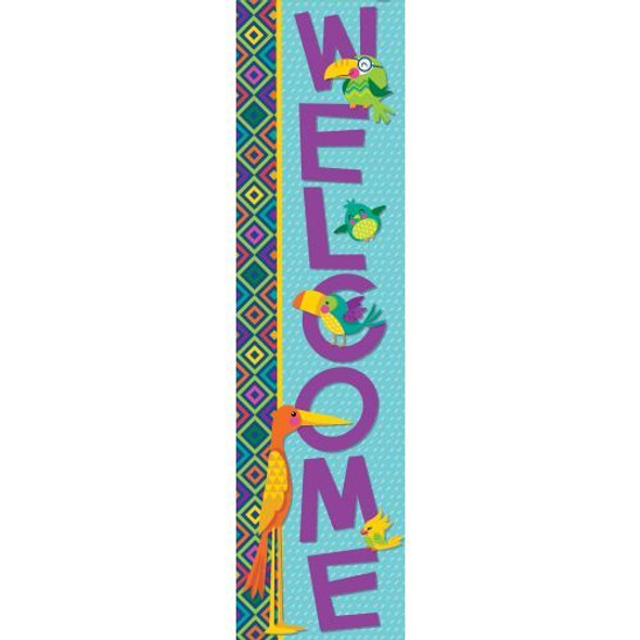 YOU CAN TOUCAN WELCOME VERTICAL BANNER