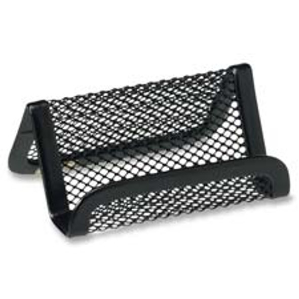 BUSINESS CARD HOLDER BLACK MESH