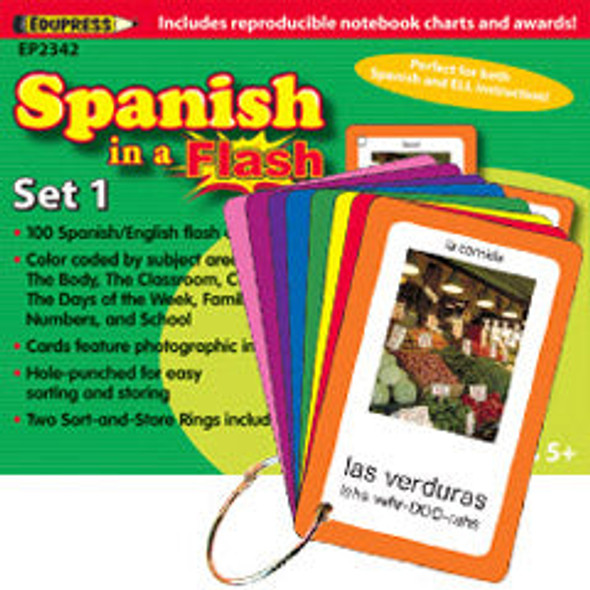 FLASH CARD SPANISH SET 1