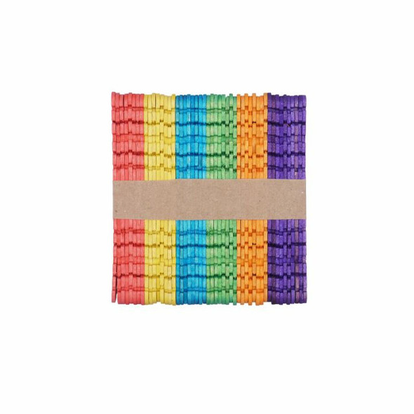 POPSICLE NOTCHED STICKS ASST COLORS 50 CT