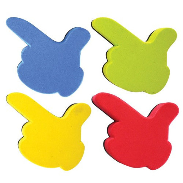 MAGNETIC HAND SHAPED ERASERS