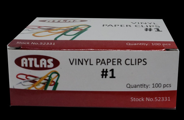 STANDAR COLOR PAPER CLIPS 100 PC #1