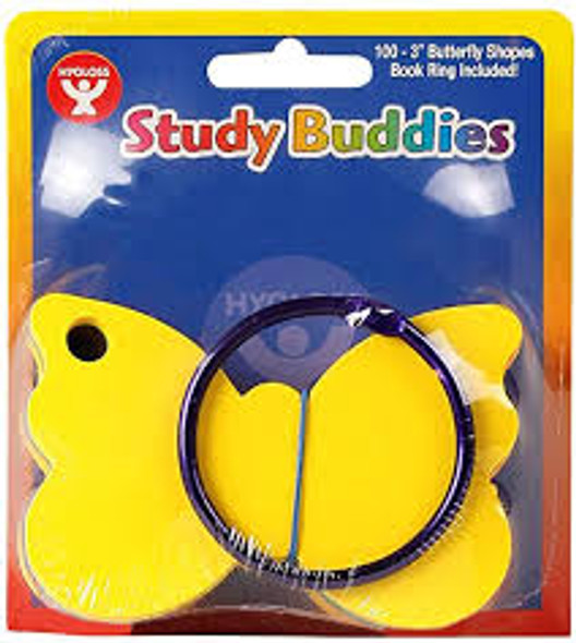 STUDY BUDDIES BUTTERFLY W/RING