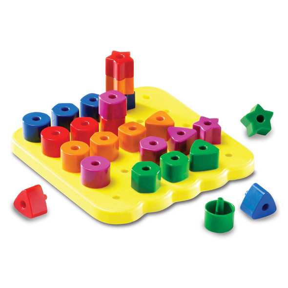 STACKING SHAPES PEGBOARD 26 PC