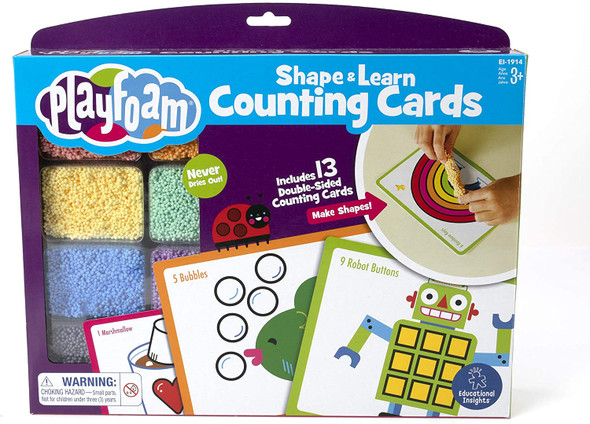 PLAYFOAM® SHAPE & LEARN COUNTING CARDS