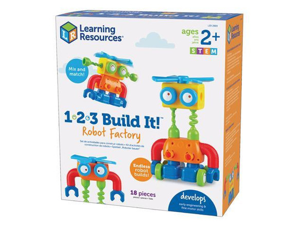 1-2-3 BUILD IT! ROBOT FACTORY