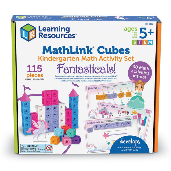 CUBES KINDERGARTEN MATH ACTIVITY SET: FANTASTICALS