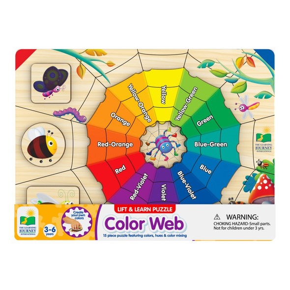 LIFT & LEARN COLOR WEB PUZZLE