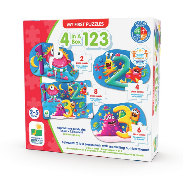 MY FIRST PUZZLE SETS  4-IN-A-BOX PUZZLES - 123