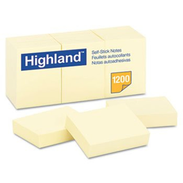 HIGHLAND POST IT NOTE 1-1/2" X 2" YELLOW