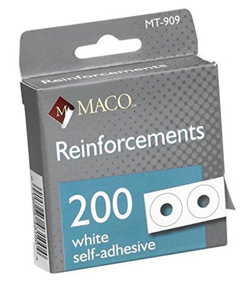 REINFORCEMENTS WHITE 1/4" 200 PC